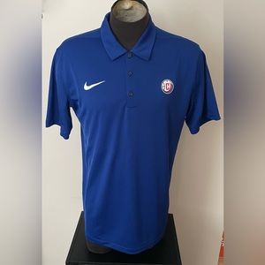 NWOT Men’s Size Large Authentic NBA LA Clippers Nike DriFit Coaches Polo - Blue
